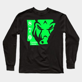 870 Hog Lime Green Long Sleeve T-Shirt